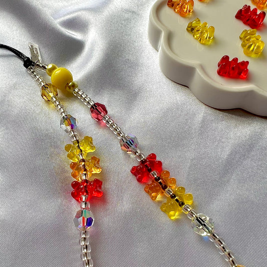 GUMMY BEARS PHONE STRAP 圍爐取暖小熊手機繩