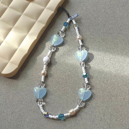BLUE FAIRY PHONE STRAP 夢幻藍心手機繩