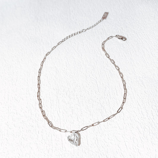 SWAROVSKI CRYSTAL HEART NECKLACE 水晶心形頸鍊