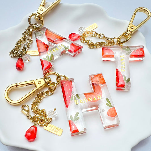 STRAWBERRY RESIN KEYCHAIN 士多啤梨掛飾