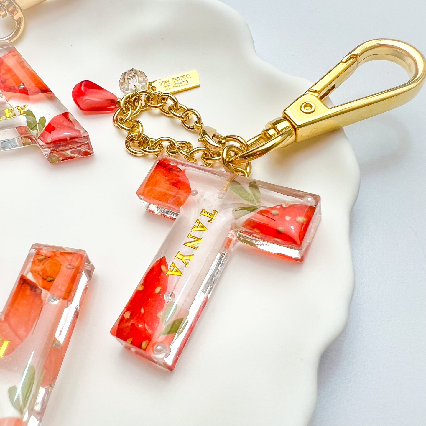STRAWBERRY RESIN KEYCHAIN 士多啤梨掛飾