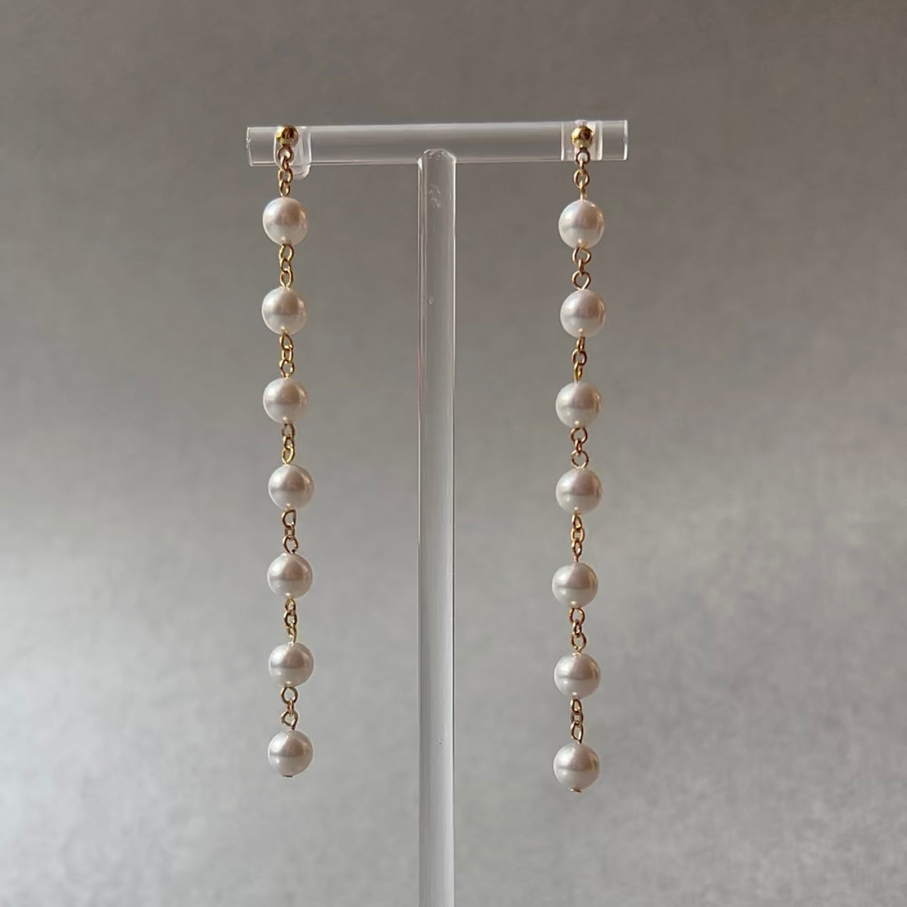 02 SWAROVSKI CRYSTAL PEARLS EARRINGS 純白施華洛世奇珍珠耳環02