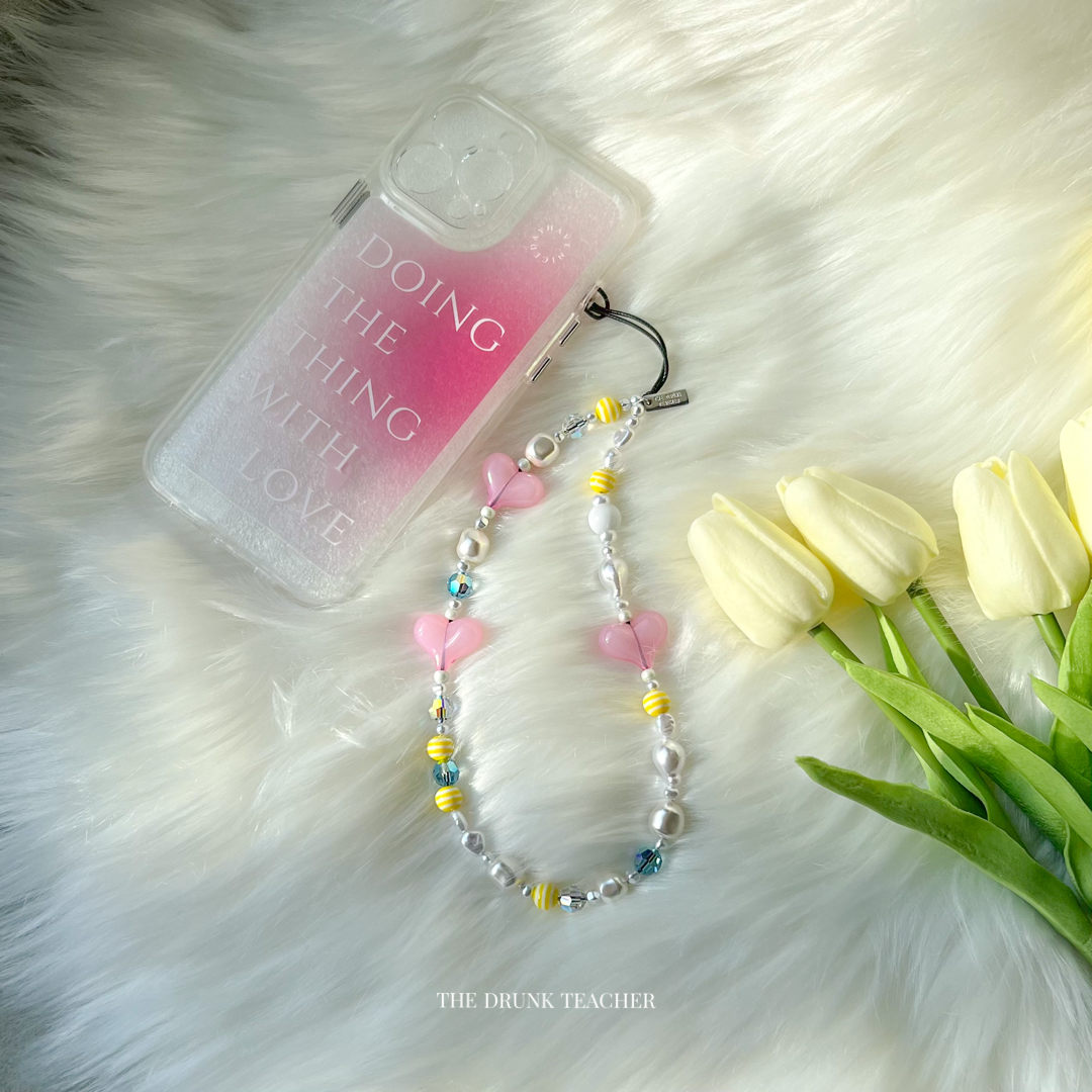 HONEY BUNNY PHONE STRAP 發粉兔強手機繩