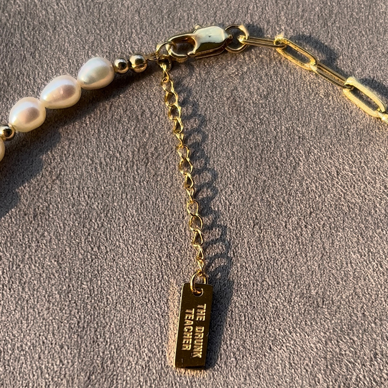 DAISY PEARL NECKLACE 天然貝殼雛菊珍珠頸鍊