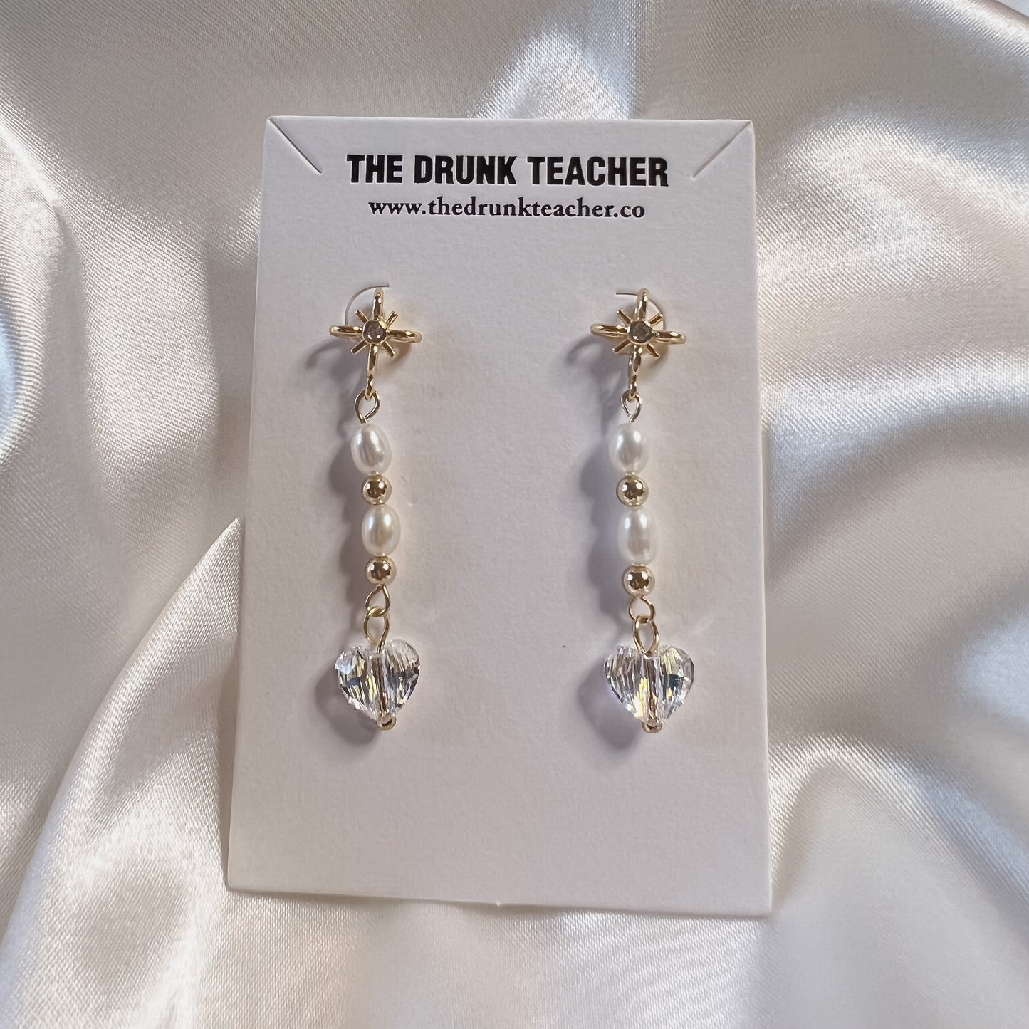 STARRY LOVE EARRINGS 星夢愛心耳環