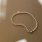 SWAROVSKI CRYSTAL PEARLS NECKLACE 心形磁力扣珍珠頸鍊