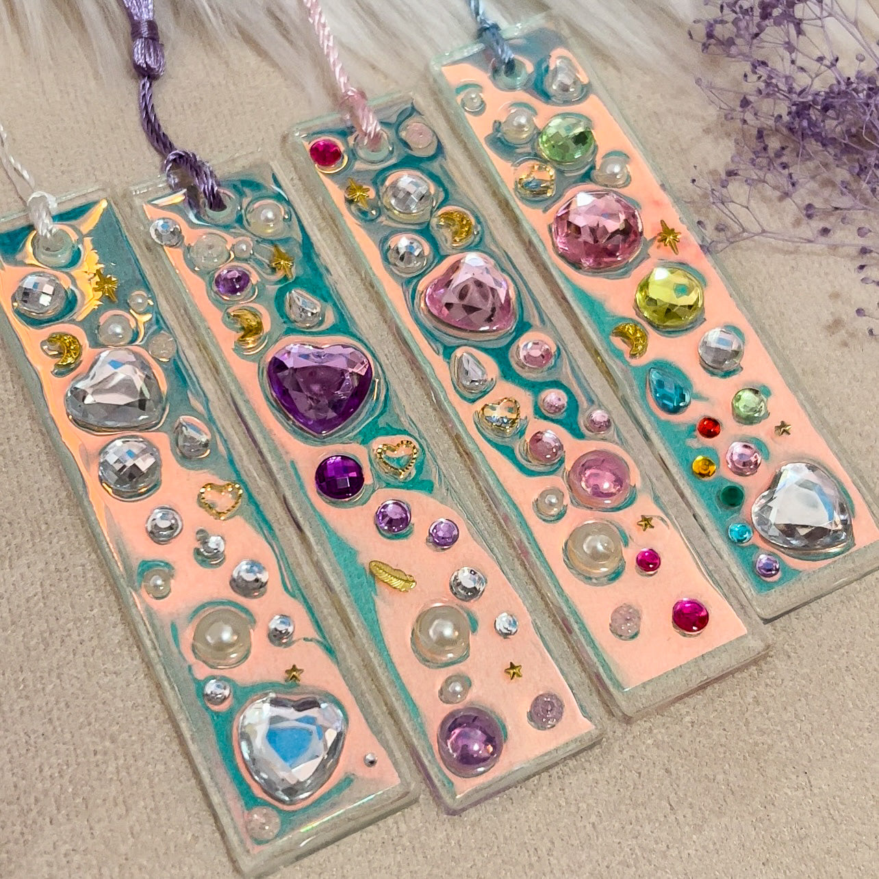 HOLOGRAPHIC LOVE BOOKMARK 星月鑽貼鐳射書簽